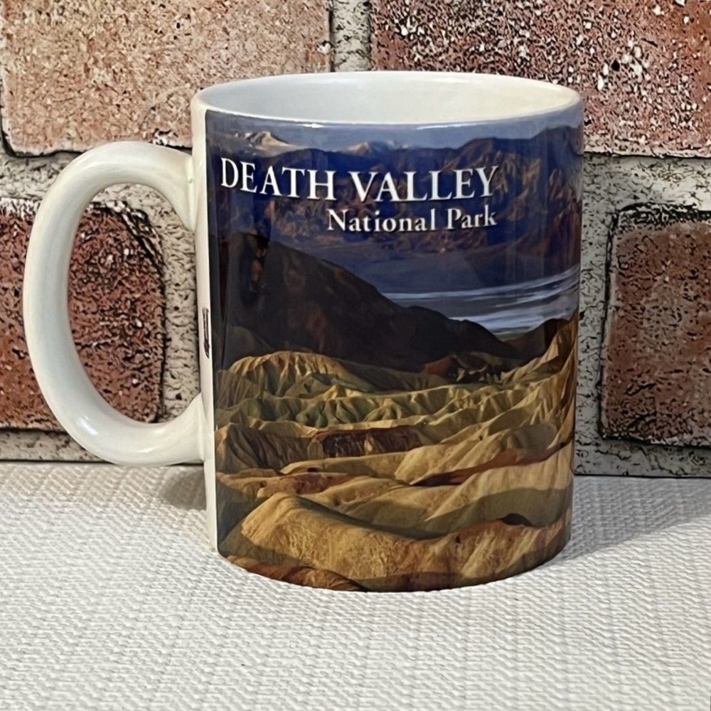 Death Valley National Park Ceramic Coffee Mug 16 oz Multi Manly Beacon Badlands